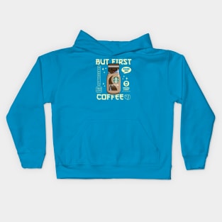 Mocha Light Iced Coffee for Coffee lovers and Starbucks Fans Kids Hoodie